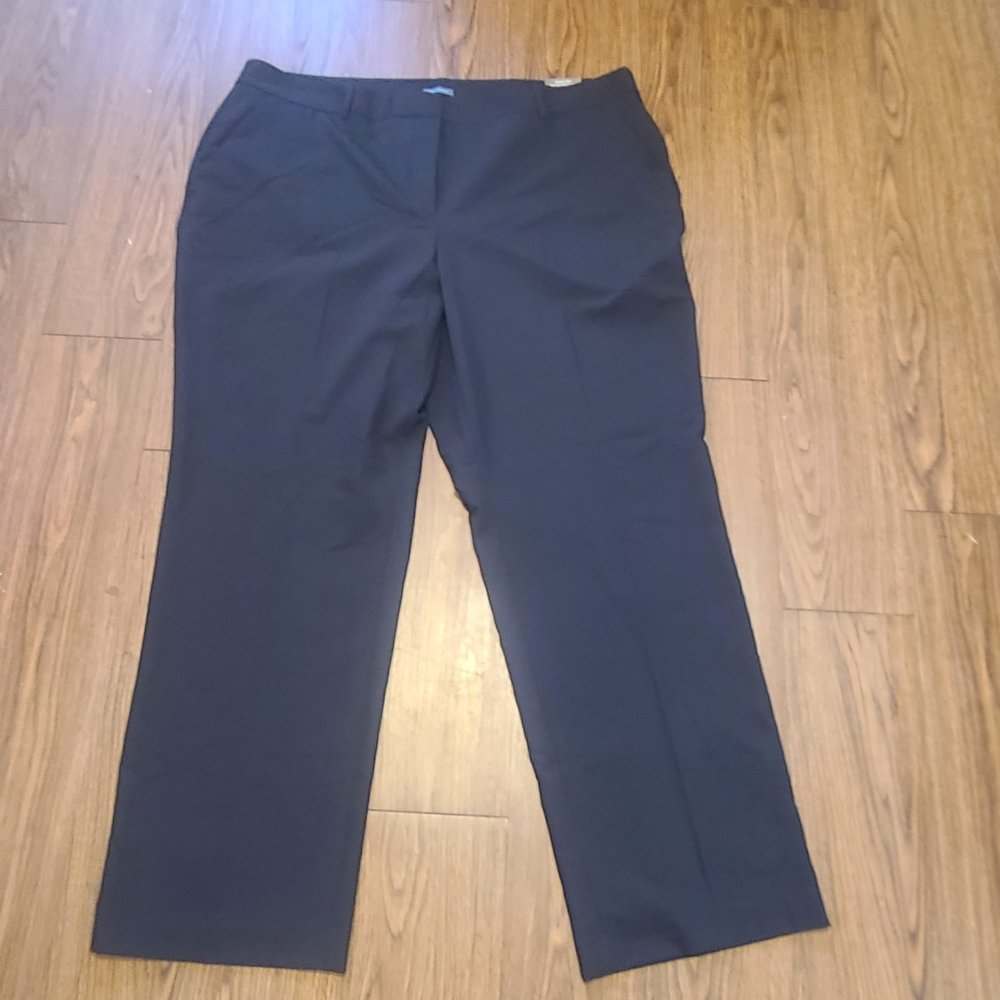 Worthington Navy Straight-Leg Work Trousers